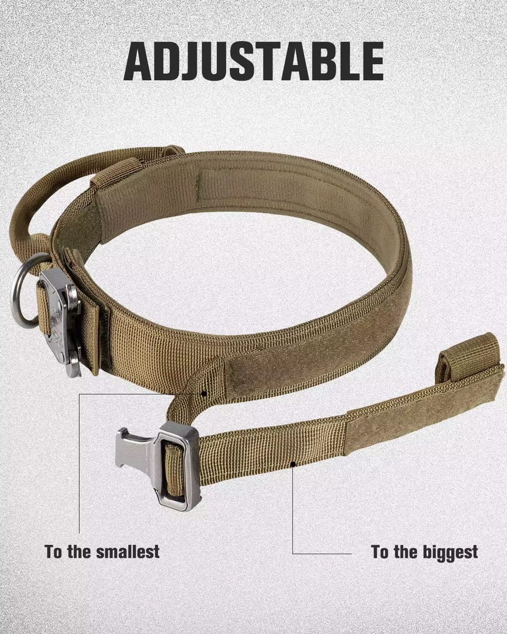 Tactical Dog Collar Adjustable
